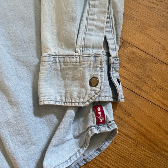 Light Blue Denim Button Up - Mens Size Medium - Picture 5 of 6